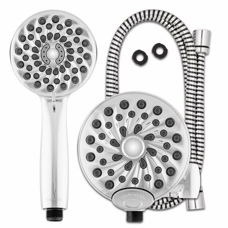 Waterpik PowerPulse Chrome 8 settings Showerhead Combo 1.8 gpm XPB-133E/763E